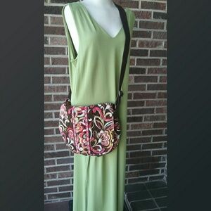 Vera Bradley Large Messenger Puccini Print Purse